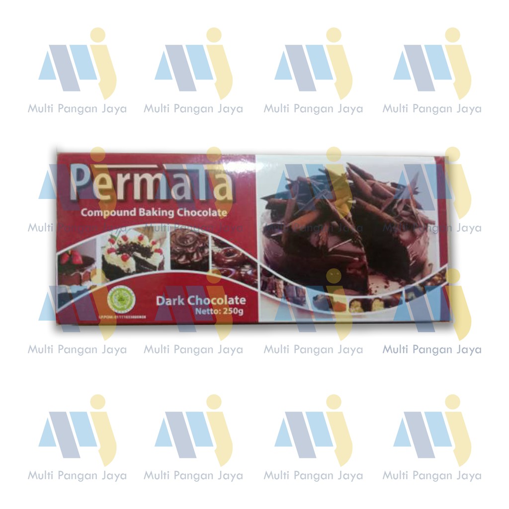 

Coklat Blok Coklat Batang PERMATA DARK Compound 250 Gram