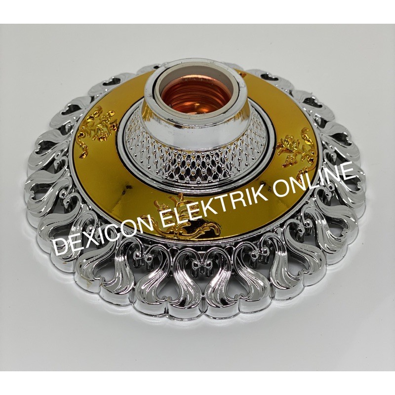 fitting plafon/DPQ6SH/fittting lampu hias/fitting lampu plafon motif/fitting lampu plafon hias murah