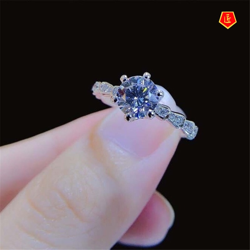 [Ready Stock]Creative Moissanite Ring Special-Interest Design