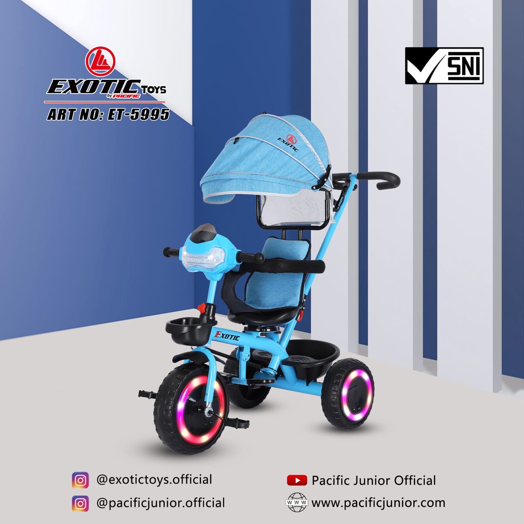 Tricycle Exotic ET5995 ET 5995 Baby Stroller Kereta Dorong Anak Bayi Dorongan Anak Bayi Sepeda Anak Roda Tiga 3 ET1265 ET 1265 ET1263 ET 1263 ET1267 ET 1267 ET1268 ET 1268 ET2251 ET 2251 AT7705 AT 7705 AT7702 AT 7702 AT7711 AT 7711 AT7713 AT 7713