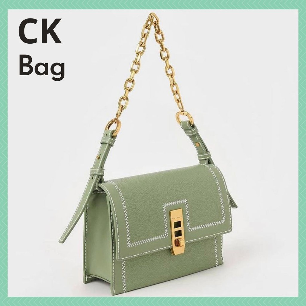 Tas Selempang CK 057 Sling Bag Bahu Crossbody Tali Rantai Wanita Cewek Kekinian Branded Premium