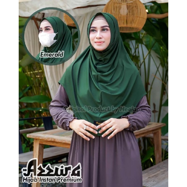 HIJAB EARLOOP BERGO lNSTAN AZZURA || BY HEEJAP