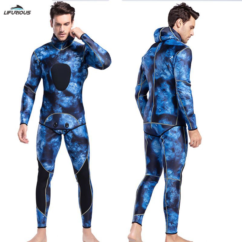 Baju Selam Wetsuit Lifurius Camo Tebal 3 Mm