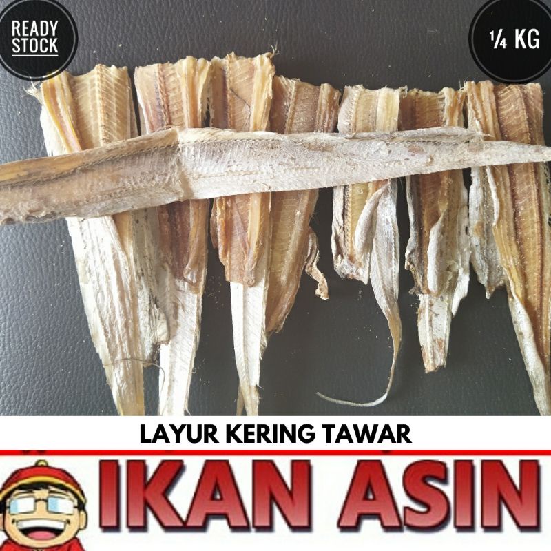 

Ikan Asin LAYUR KERING TAWAR 250 gr