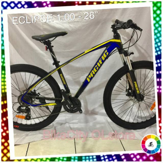  Sepeda  gunung  mtb  26 PACIFIC  ECLIPSE 1 0 24 SPEED ALLOY 