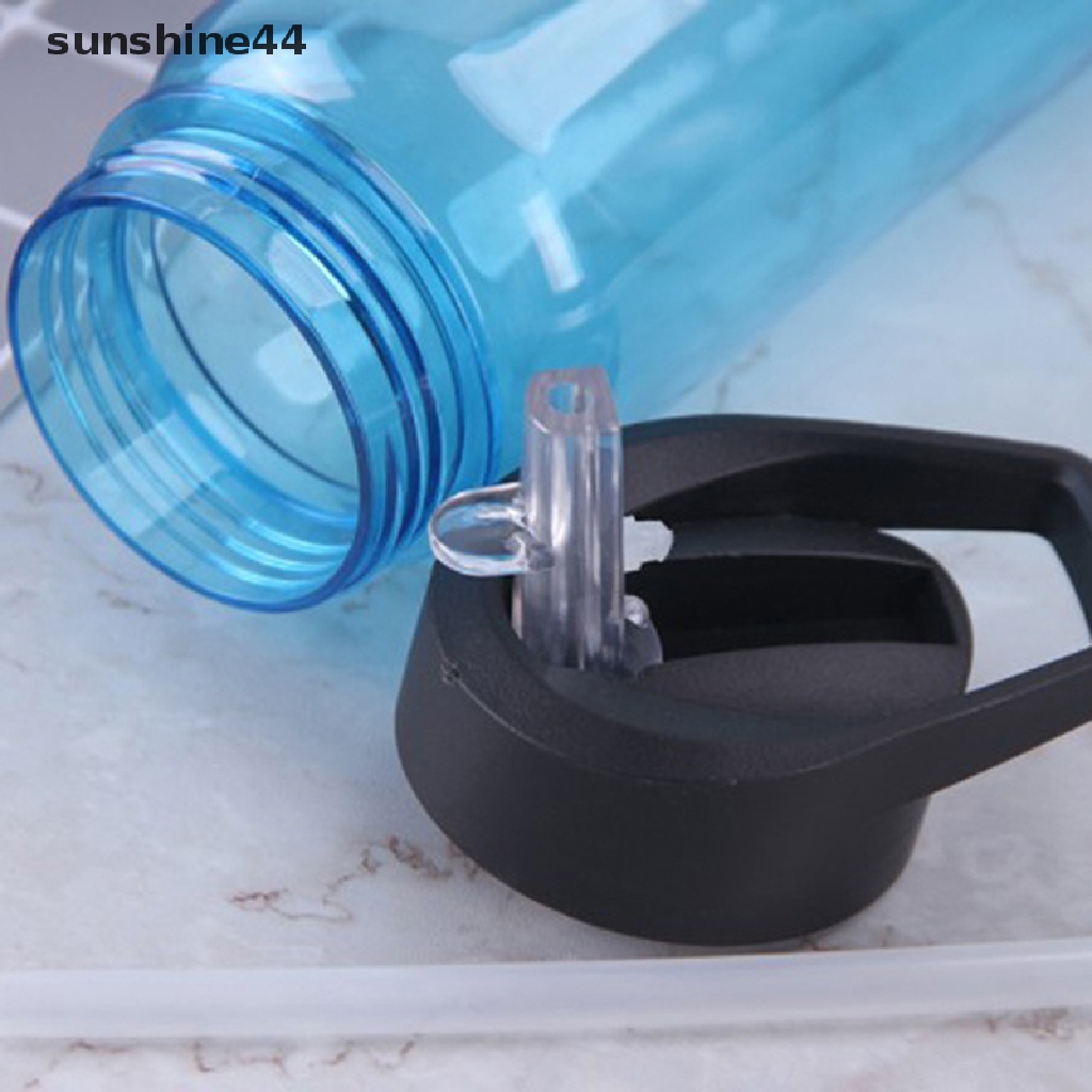 Sunshine Botol Minum Plastik 750ml Anti Bocor Dengan Sedotan Untuk Olahraga