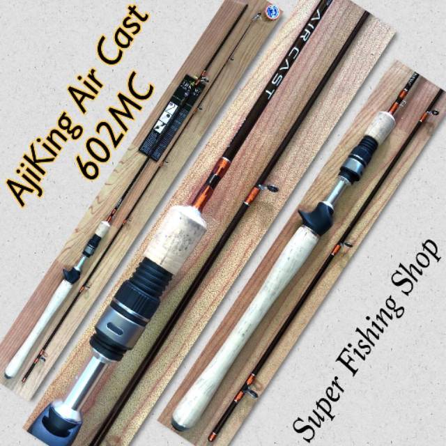 Joran Ultralight Baitcasting AjiKing Air Cast 180cm