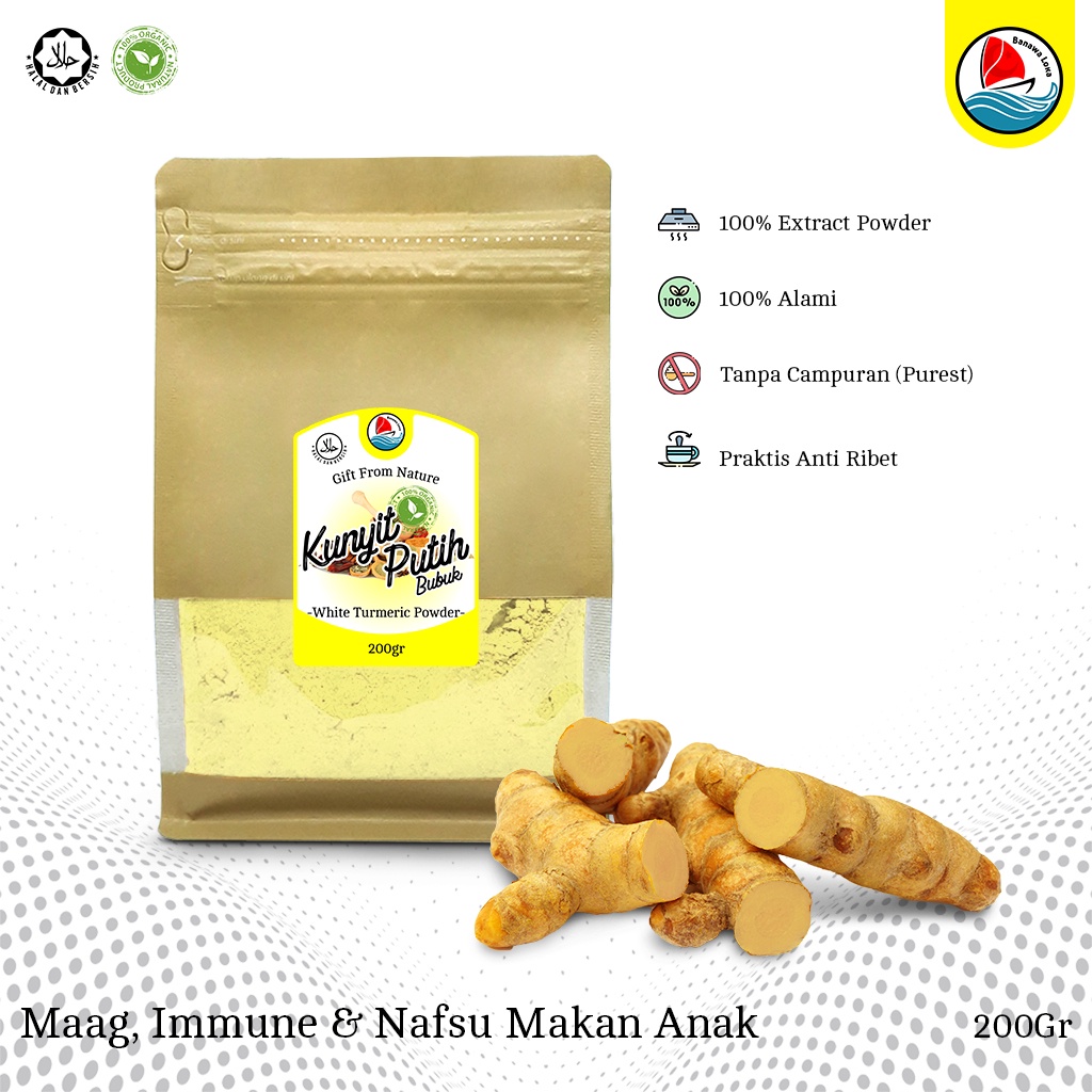 

BANAWA LOKA Kunyit Putih Bubuk 200g Kunir Putih Bubuk White Turmeric Powder 100% Murni