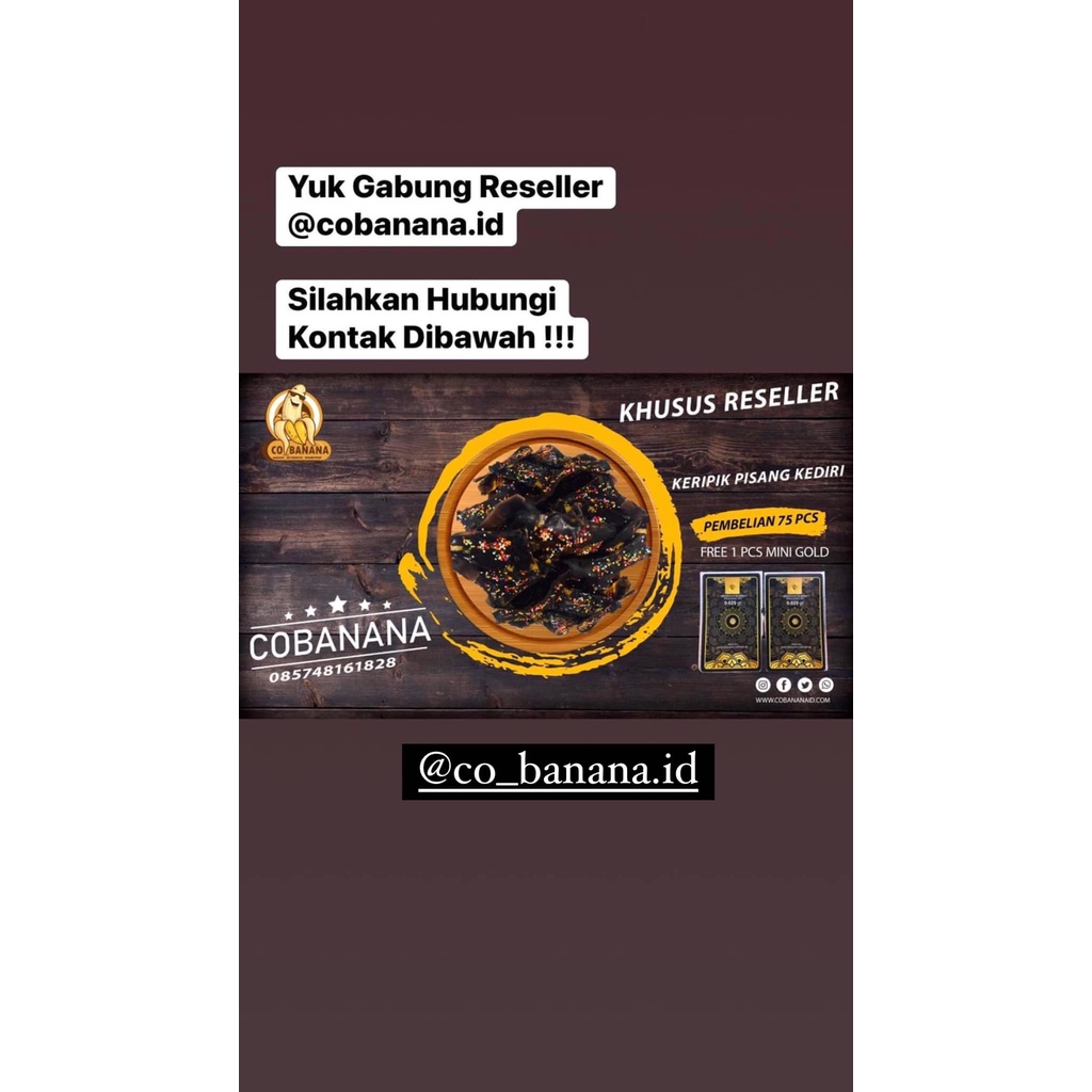 

FREE EMAS / CEMILAN KERIPIK PISANG SEHAT/MAKANAN RINGAN/KERIPIK PISANG LUMER COKLAT 5OGR