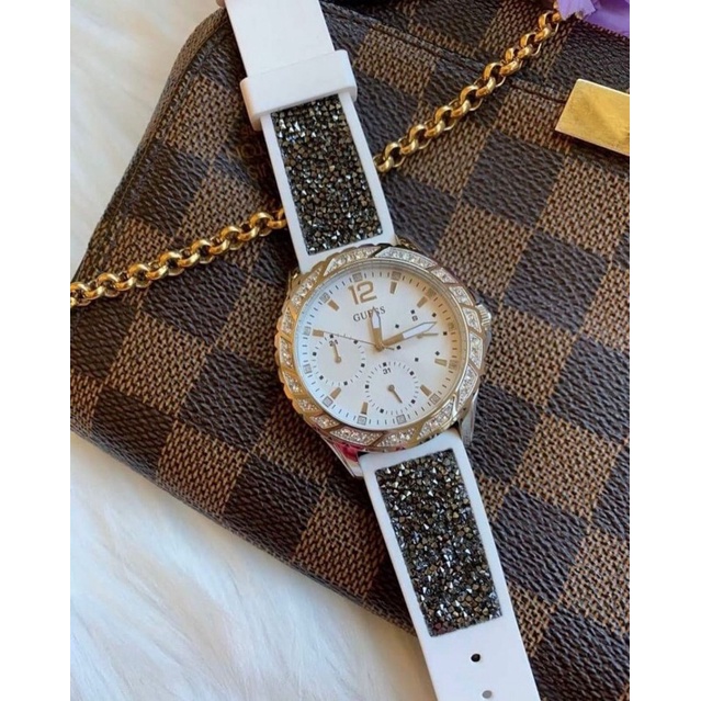 JAM TANGAN WANITA GUESS W1096L1 ORIGINAL GARANSI 1 TAHUN