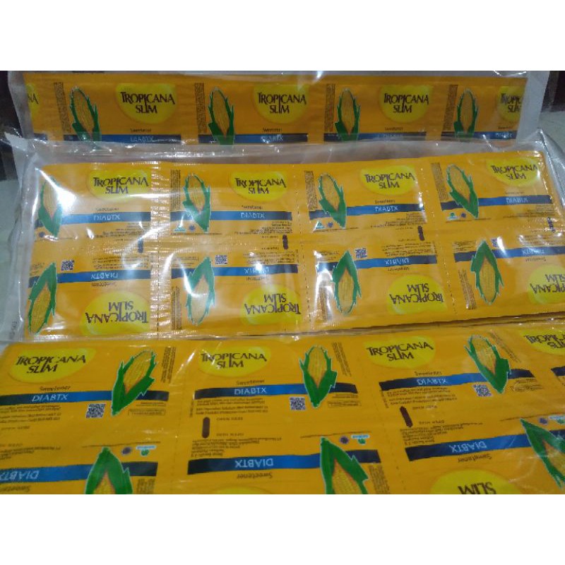 

Tropicana Slim Diabtx Sweetener enak, murah packing ori 160gr (80sct @ 2 gr)