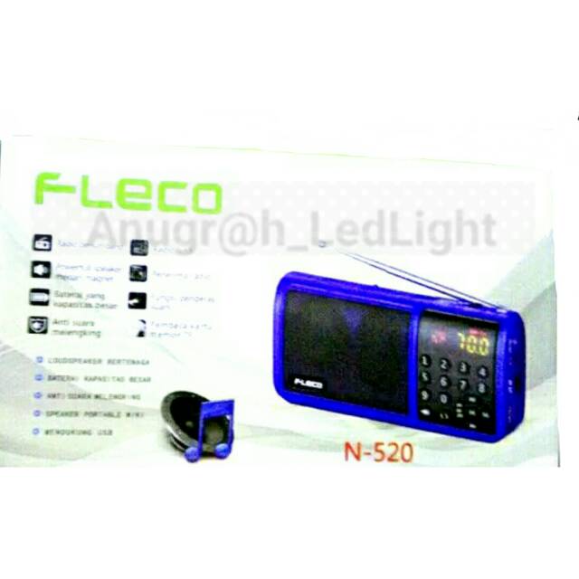 SPEAKER RADIO MINI PORTABLE FLECO N-520