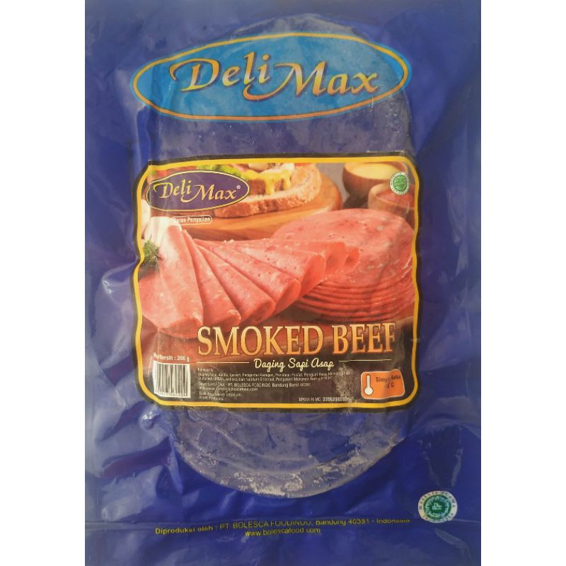 

DELIMAX SMOKED BEEF ISI 10 250 GR