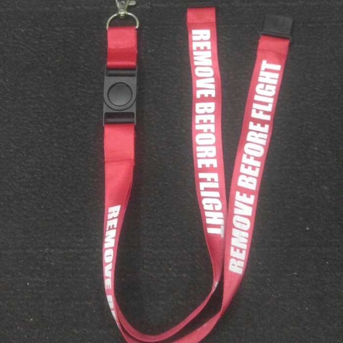 

Hemat Tali Id Card Lanyard Sablon Remove Before Flight Sale!!!