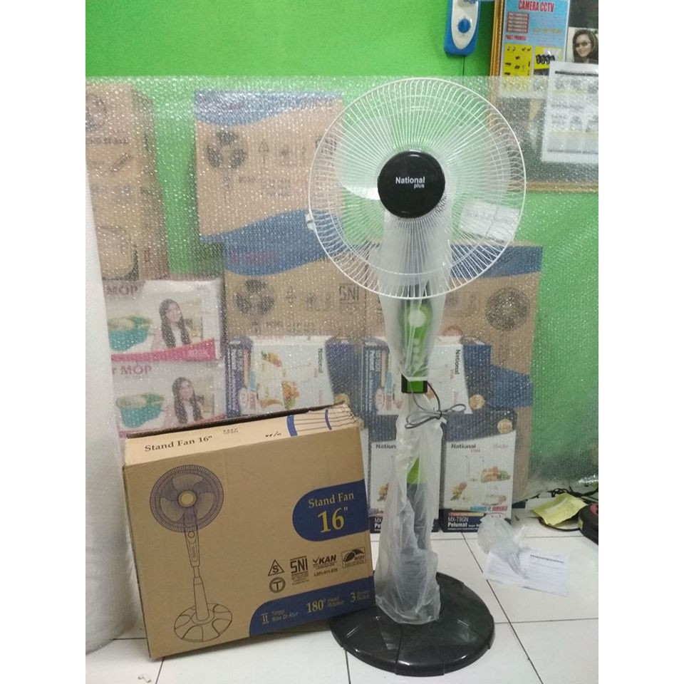 Standfan /kipas angin berdiri National plus 16 inci angin sepoi sepoi