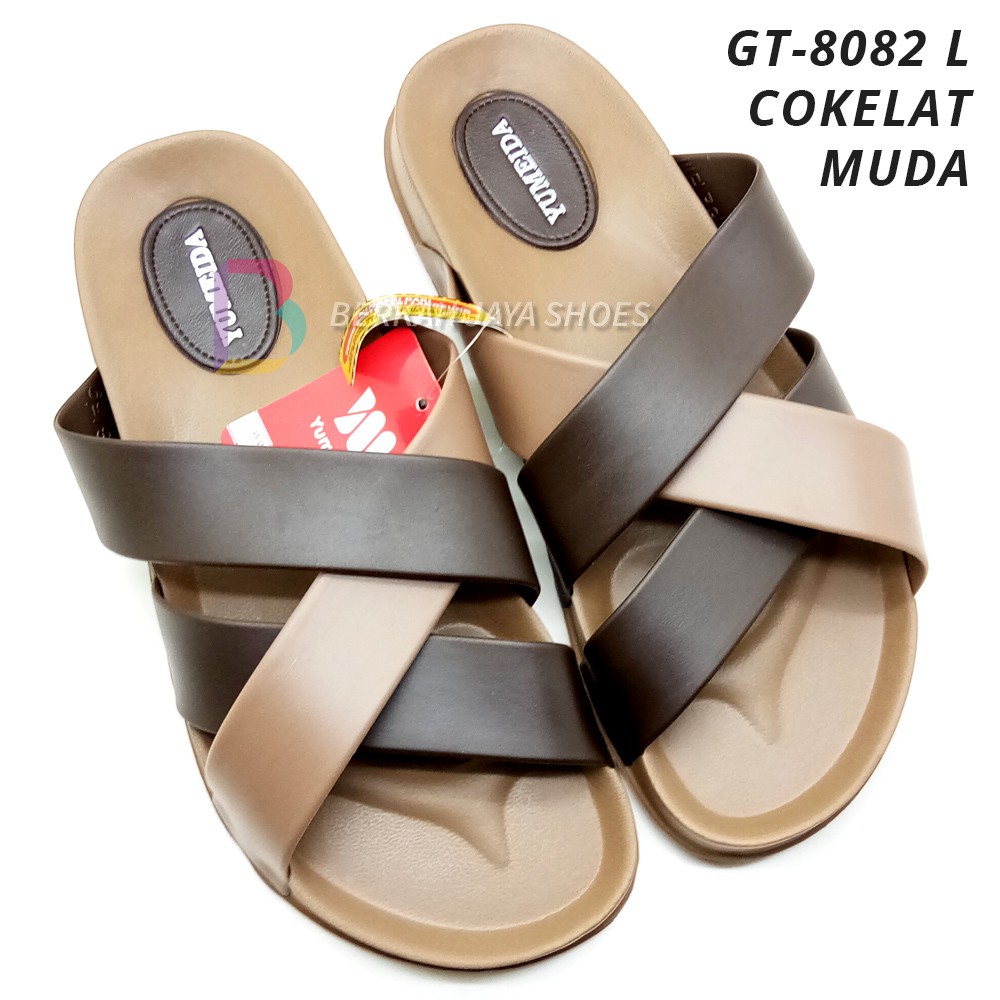 Sandal Pria Karet - Sandal Selop Karet Pria Yumeida GT-8082 L Varian Warna