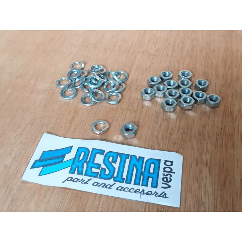 mur dan ring per 11 m7 cocok buat baut mesin vespa super sprint px ps strda