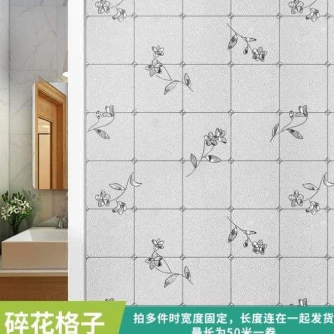 

Sanblast Sticker Kaca Stiker Kaca Premium 125- Waterproof Tanpa Lem <