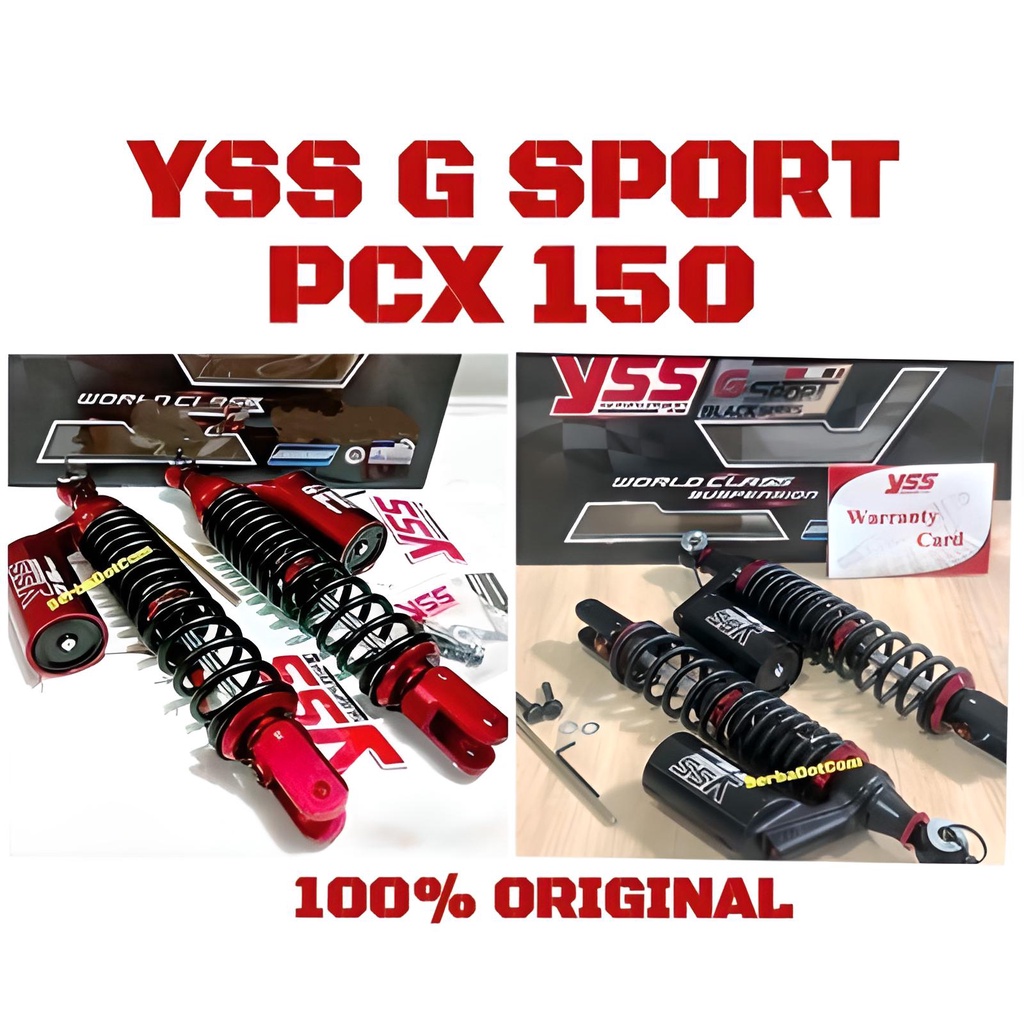 SHOCK YSS G SPORT PCX 150 PCX150 GSPORT KLIK ORIGINAL BLACK SERIES RED SERIES not g plus series 160 