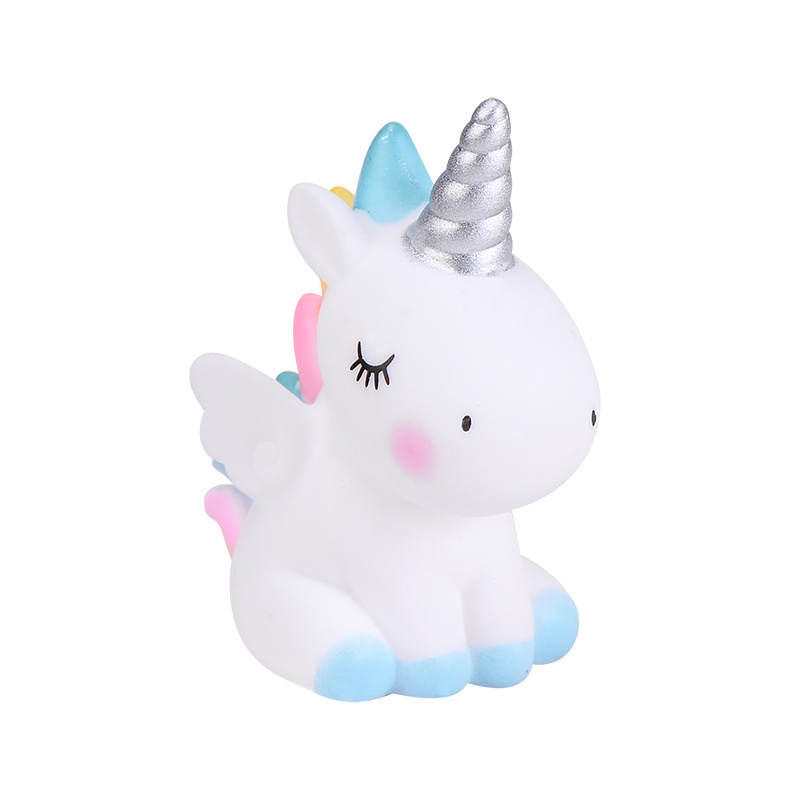 Cake Topper Figure Hiasan Kue Karakter Type Unicorn Horse /Pcs