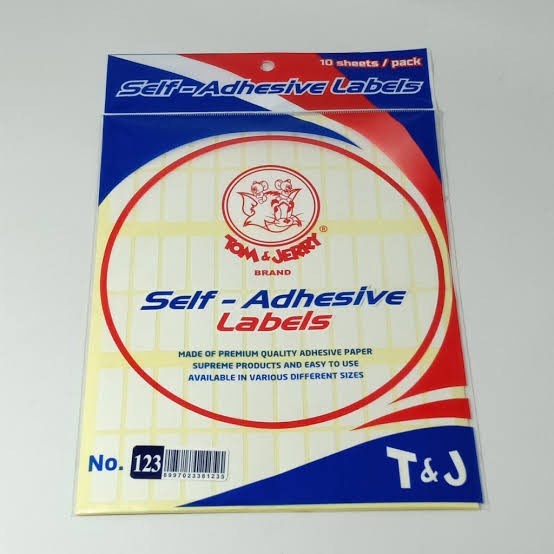 

Sticker T&J NO.123 isi 25 pack