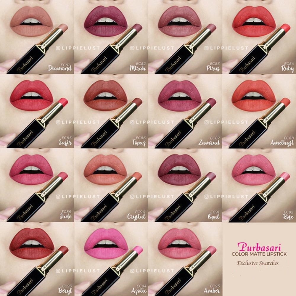 (BISA COD) Purbasari Lipstick Color Matte