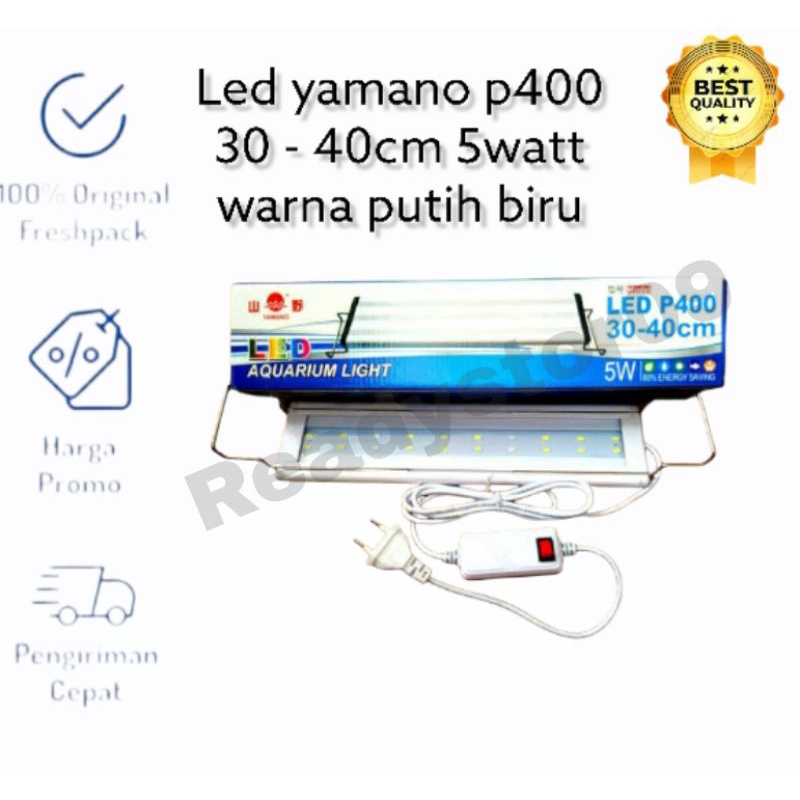 LAMPU LED AQUARIUM YAMANO P400 5WATT PANJANG 30-40CM