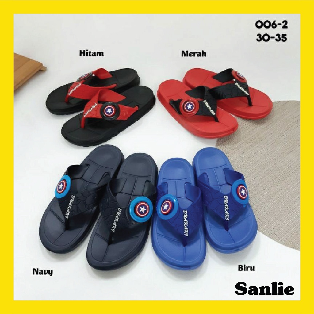 Sanlie Sandal Anak Laki Captain America 006-2