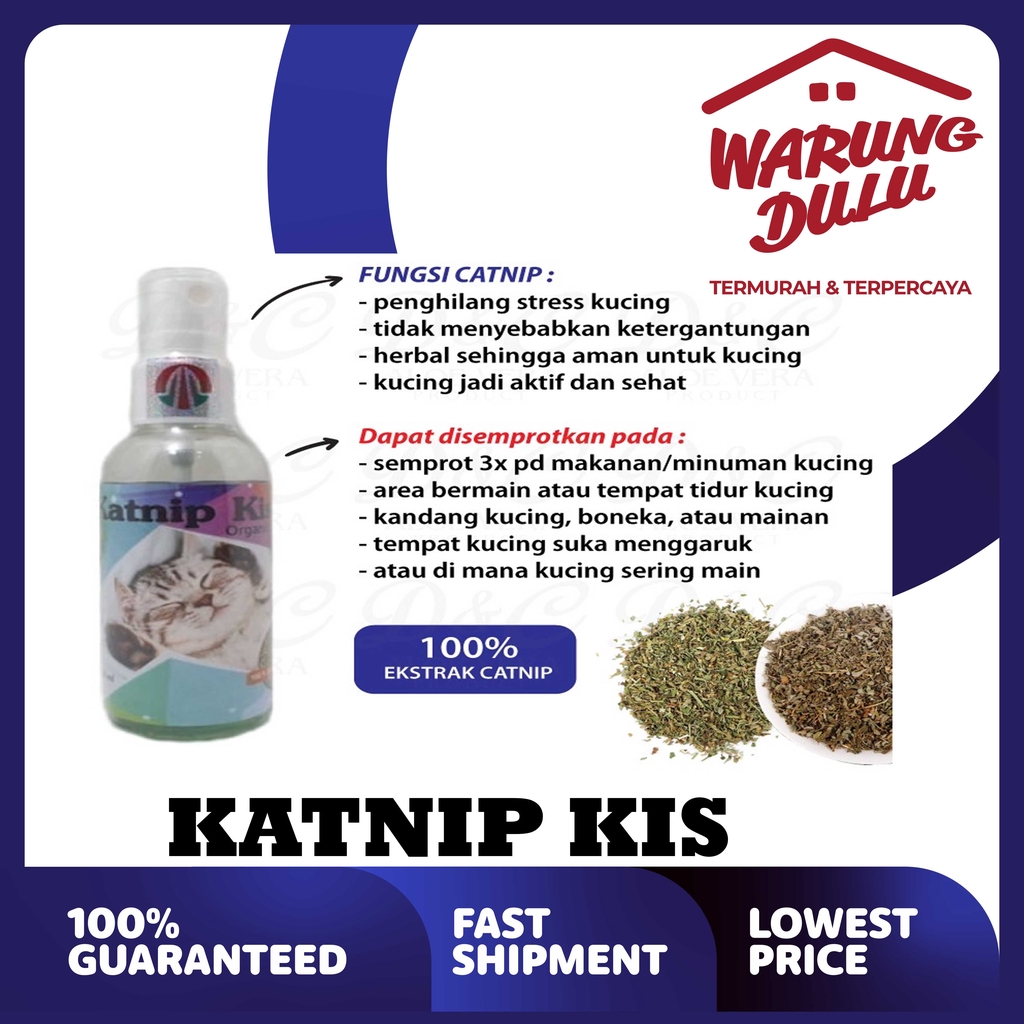 Catnip Spray - Spray Herbal Aman Penghilang Stres Kucing