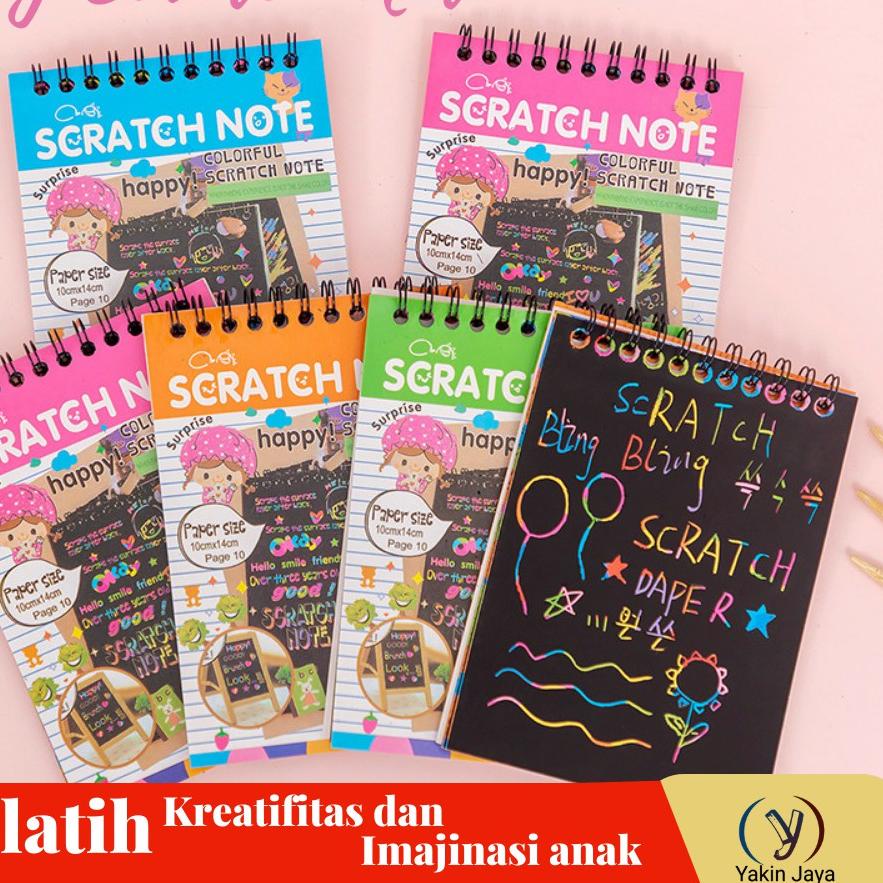 

BIG SAVING! Buku Magic Colourful Scratch Note Kecil / Black Cardboard / DIY Scratch Note Mini Import Terlaris/MEN SALE/〖COD⭐〗/【Import Terlaris】/〖5.5 COD〗