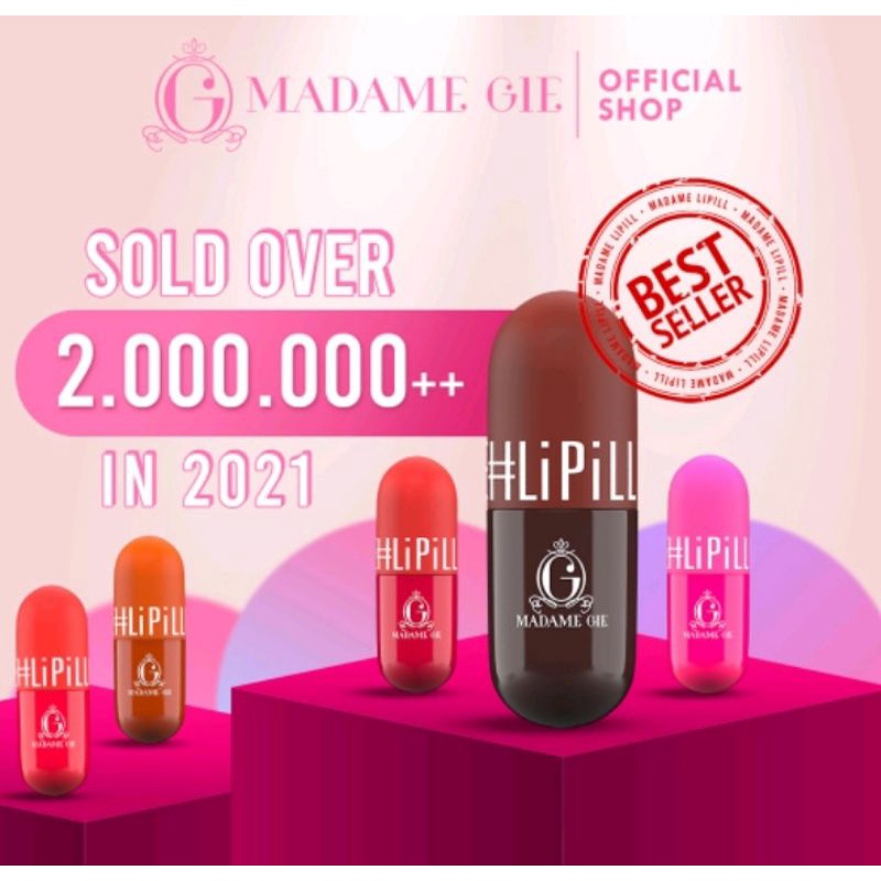 Promo Madame Gie LiPill|Lip Tint BPOM