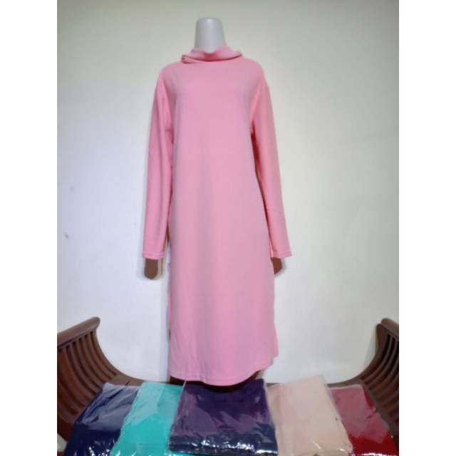 Long tunik polos KERAH