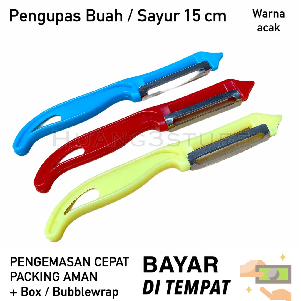 Pengupas Buah Kentang Wortel / Pengupas Warna Stainless / Peeler