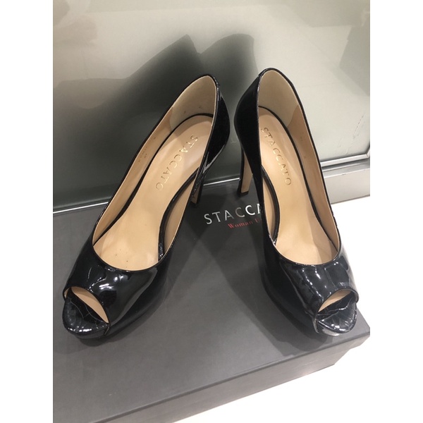 Staccato Sepatu Heels Platform Hitam Black