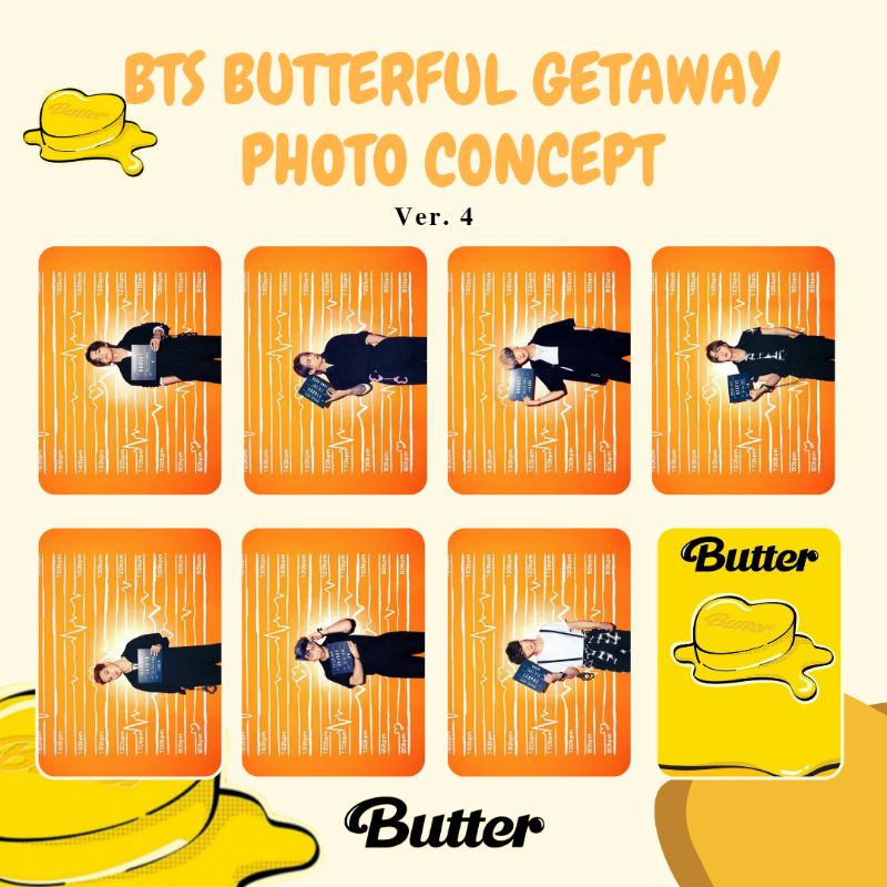 [ COD ]Photocard BTS termurah  dan terbaru / BTS PHOTOCARD BUTTERFUL GETAWAY VER. 4