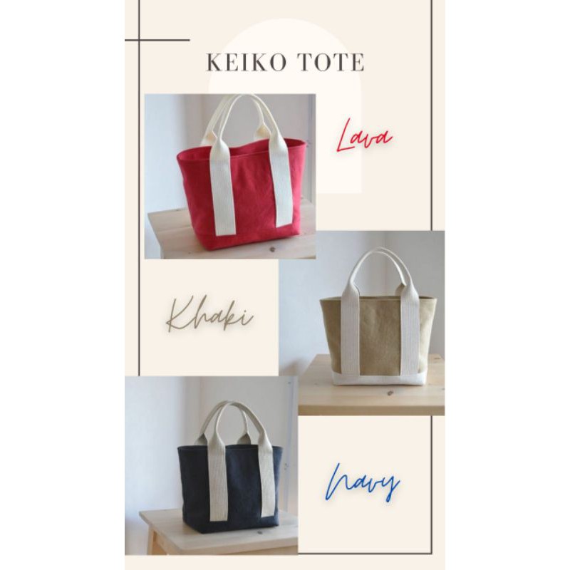 TOTE BAG/ JAPANESE STYPE CANVAS