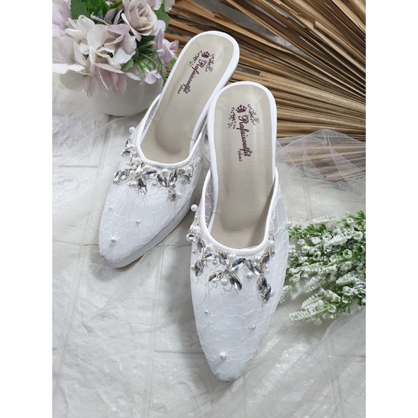 sepatu SExy diamont putih tinggi 9cm tahu