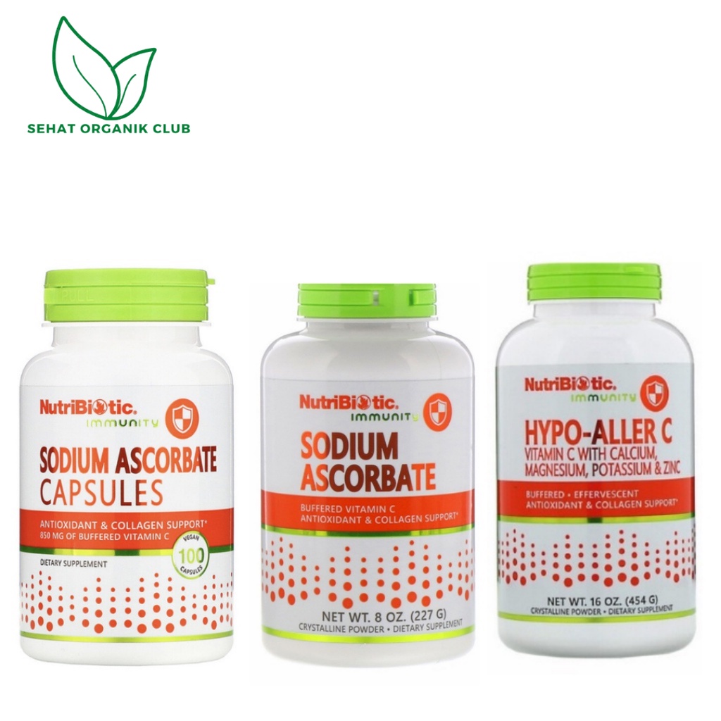 NUTRIBIOTIC IMMUNITY SODIUM ASCORBATE 100 VEGAN CAPSULES ; Nutribiotic Immunity Sodium Ascorbate Vit