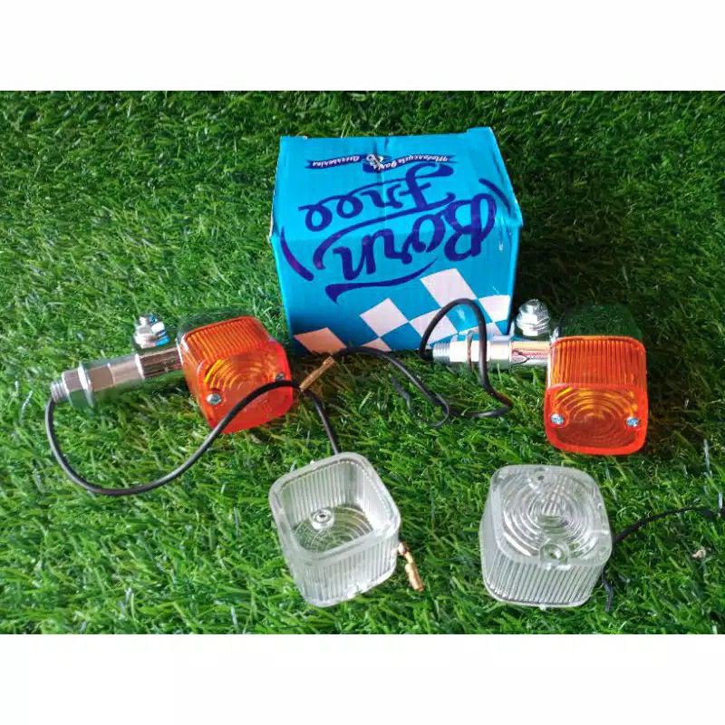 Lampu Sein Reting Reteng Model Palu Kotak Dobel Mika Bornfree