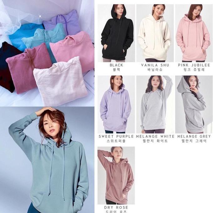 Produk Terbaru Stl Mono Hoodie Colorfull Imported Korea 100% Original - All Size