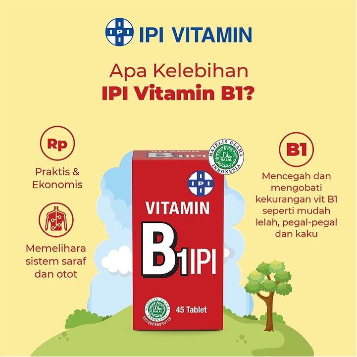 ❤ Under100 ❤ Vitamin C IPI A | B1 | B12 | B complex Komplek | D3 Zinc