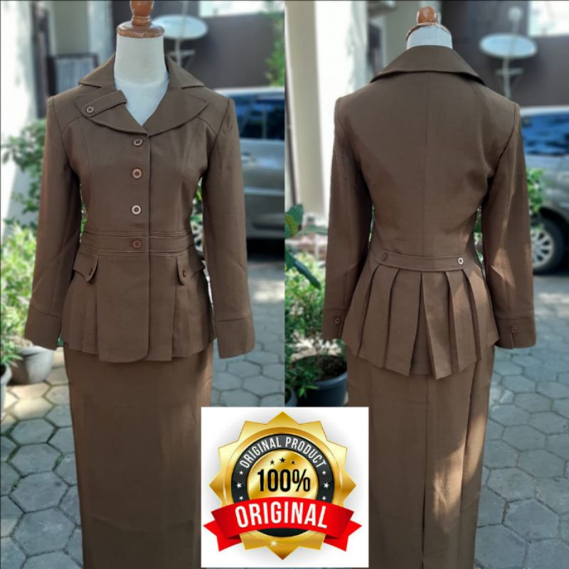 Seragam Pemda Wanita Seragam Guru Khaki Seragam Pns Baju Pns Seragam Pns Khaki Wanita