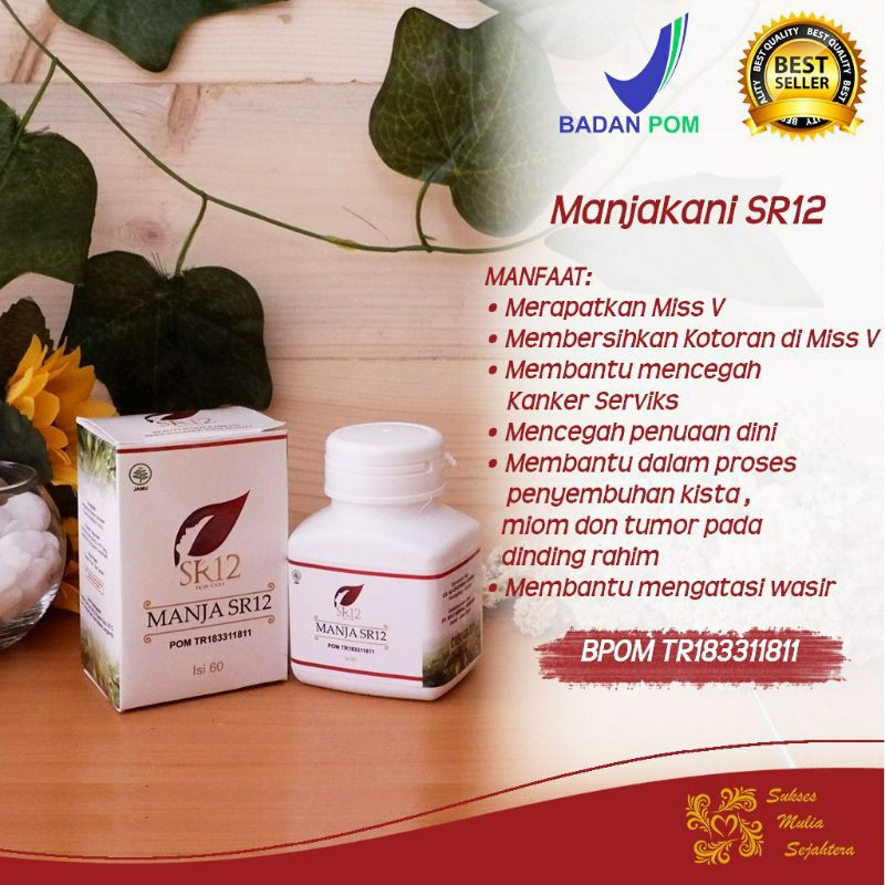 Manjakani Sr12 Pelancar Haid Ampuh Promil Obat Keputihan Miom Indonesia