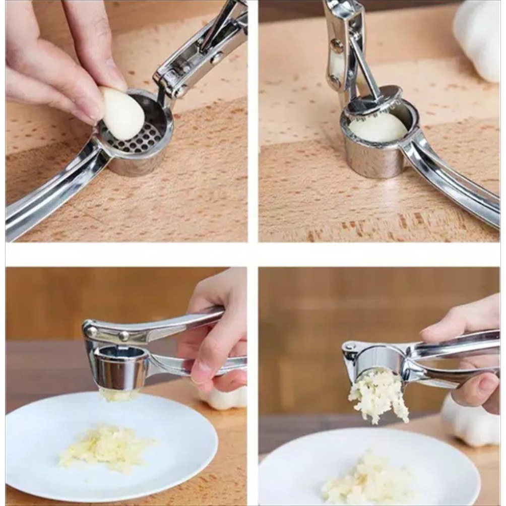 Alat Pemeras Bawang Putih Penghancur Bawang Stainless Garlic Press YT025