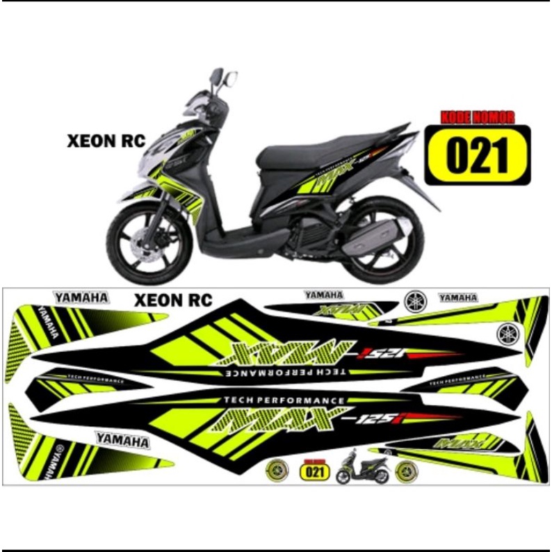 striping variasi yamaha xeon lama / decal xeon lama / variasi xeon lama