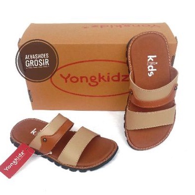 Sandal anak laki laki model slop 01 usia 4 5 6 7 8 9 10 11 12