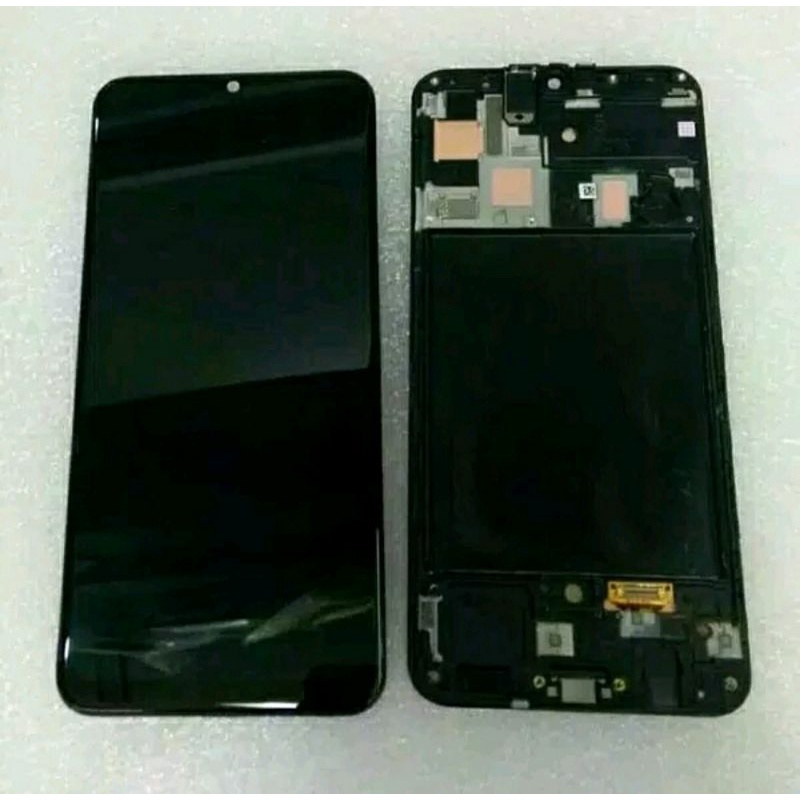 Lcd Plus Frame Samsung A50 A505 A505F Bisa Fingerprint ORG