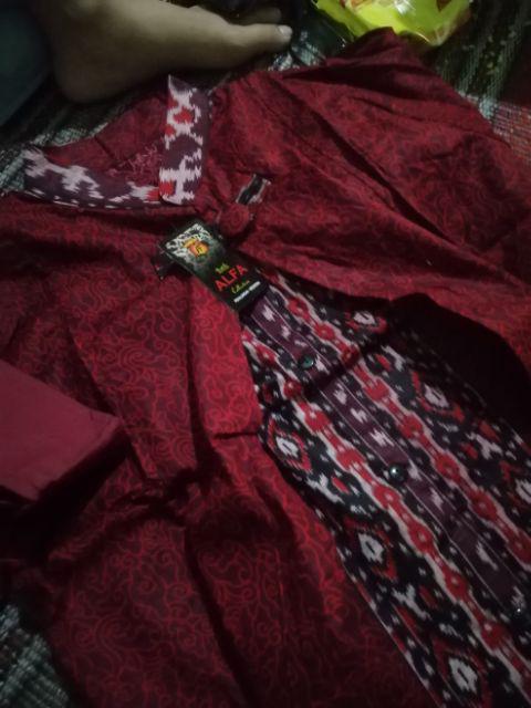 Sekar Abadi Batik Couple Batik Keluarga Original Best Seller Hem Kemeja Gamis Tunik Atasan Anak 006