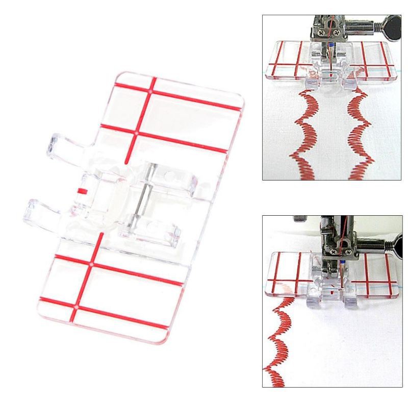 Sepatu Pembatas Jahitan Bergaris - JANOME Border Guide Foot (PORTABLE GRUP 8)