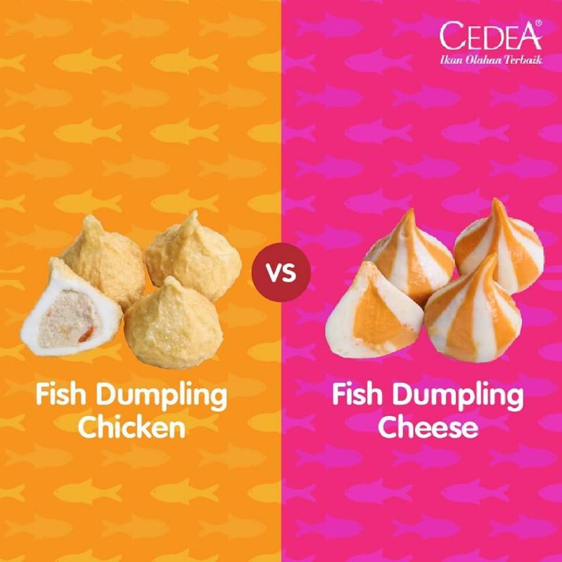 CEDEA Fish Dumpling Cheese Keju 200 g Halal | Shabu shabu Tomyam